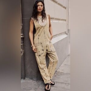 NWT Free People We The Free High Roller Jumpsuit - Farrow